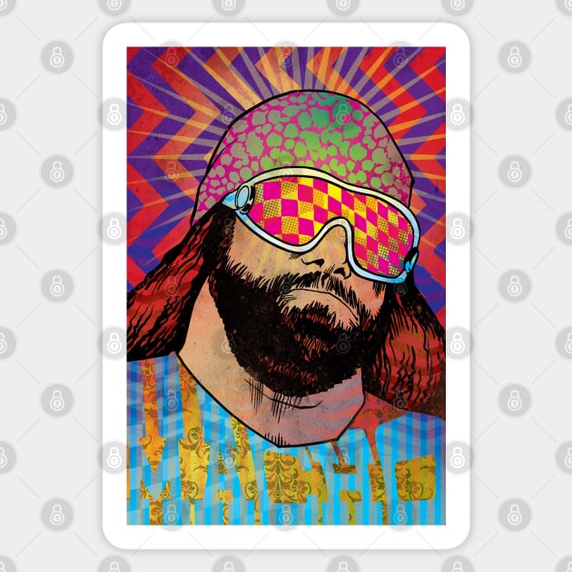 Macho Great Pattern Color Sticker by bonkaili